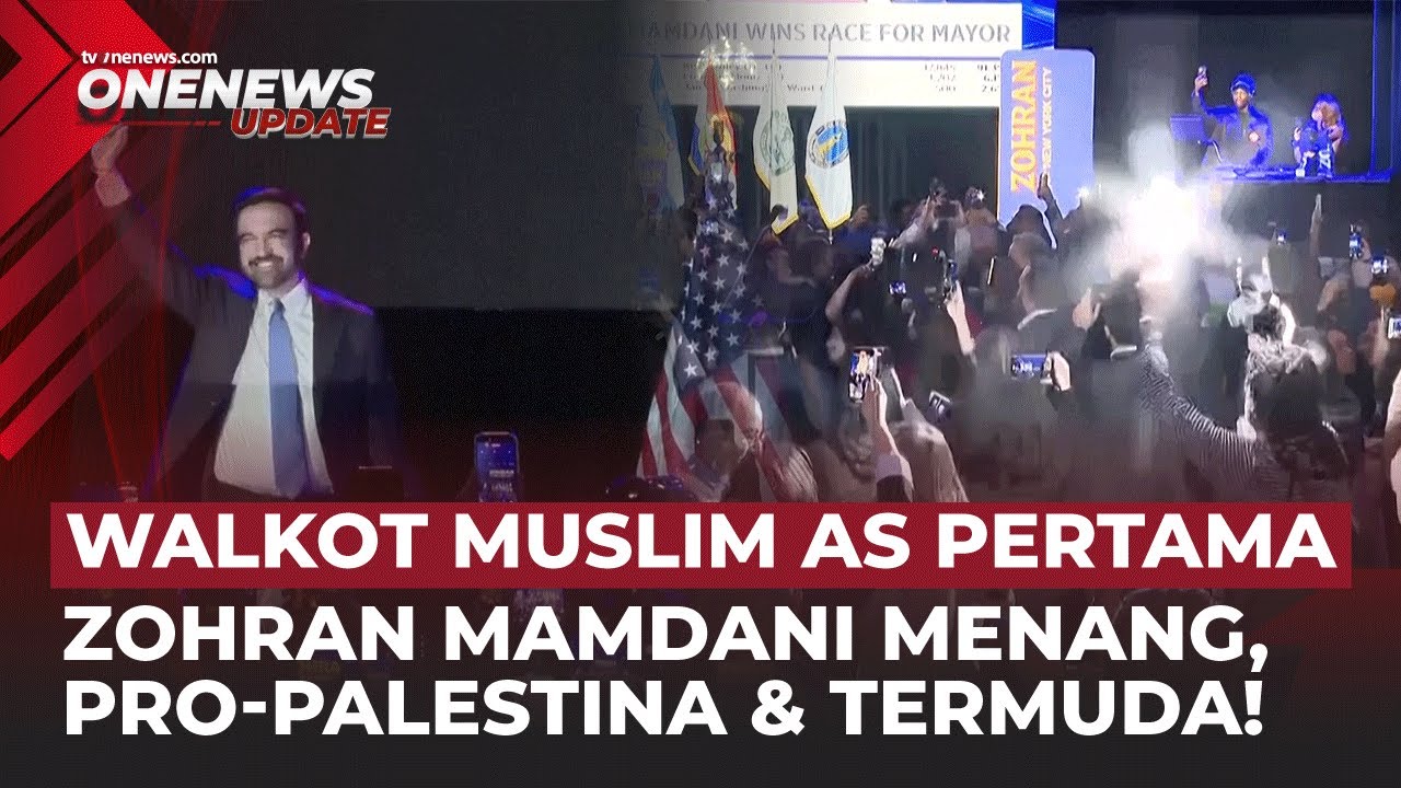 Sejarah Baru di AS: Zohran Mamdani Menjadi Wali Kota Muslim Pertama di New York