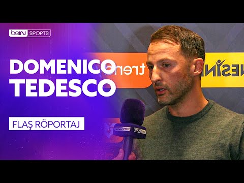 Beşiktaş - Fenerbahçe Maç Sonu Teknik Direktör Domenico Tedesco'nun Açıklamaları