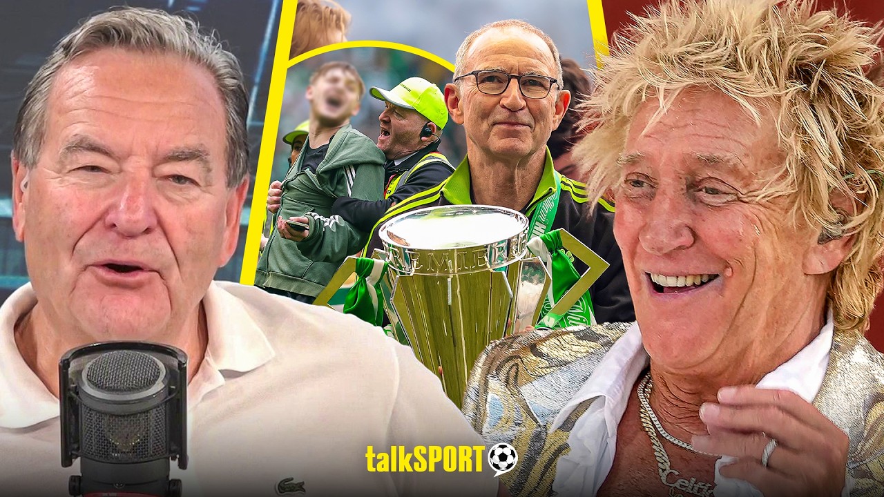Rod Stewart Reacts to Celtic's Title Win & Pitch Invasion ⚽