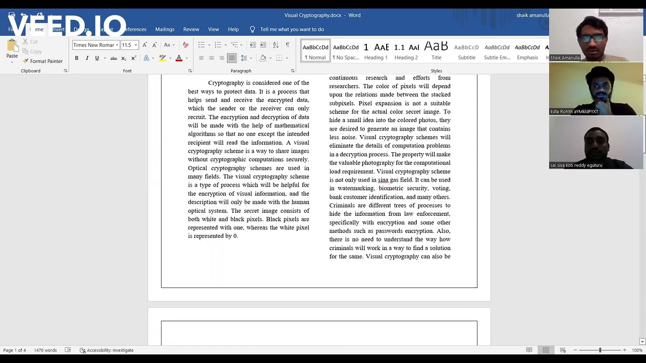 Secure Data Transfer Using Visual Cryptography 🔒