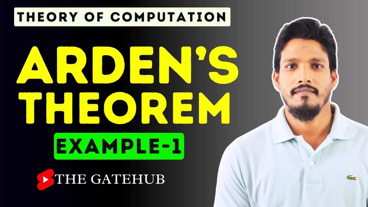 Master Arden's Theorem with Step-by-Step Example | Automata to Regular Expression for GATE CSE 📚