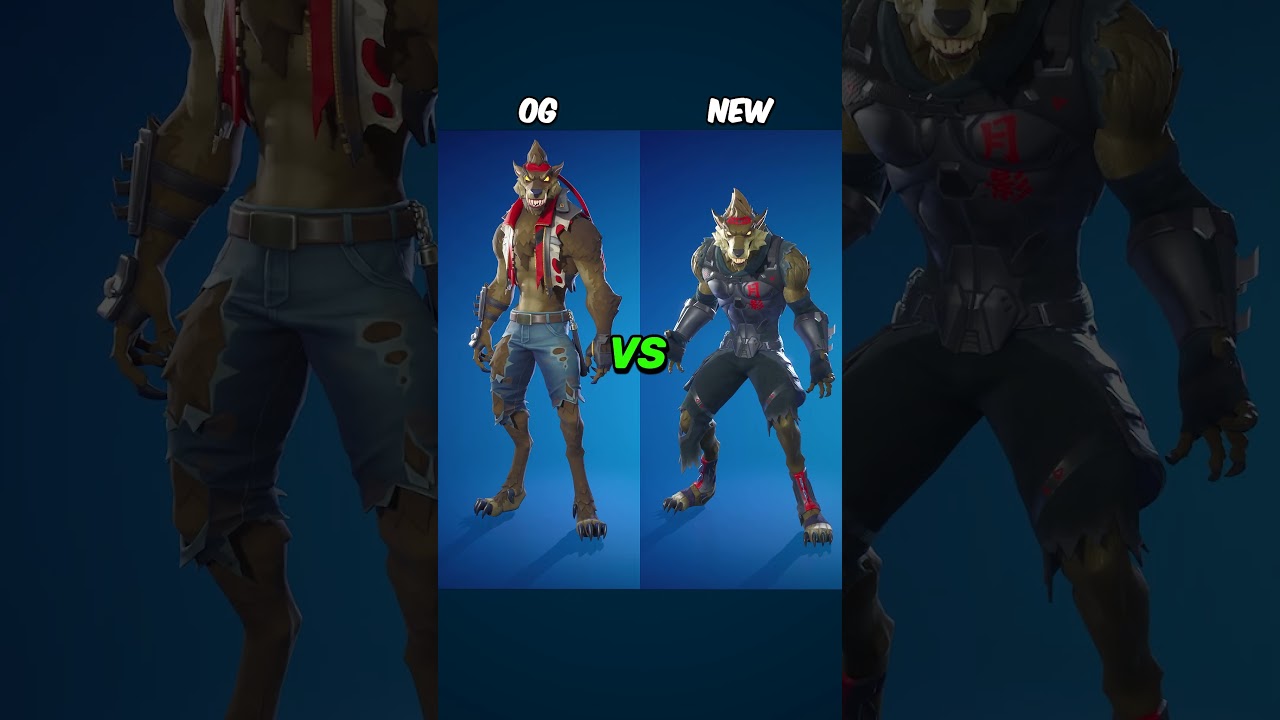 Fortnite Season 6 & 5 OG vs New Skins Comparison 🎮