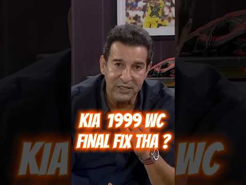 Wasim Akram talk abt 1999 World Cup | #shorts #pakistan #indvspak #cricket #india #cricketshorts