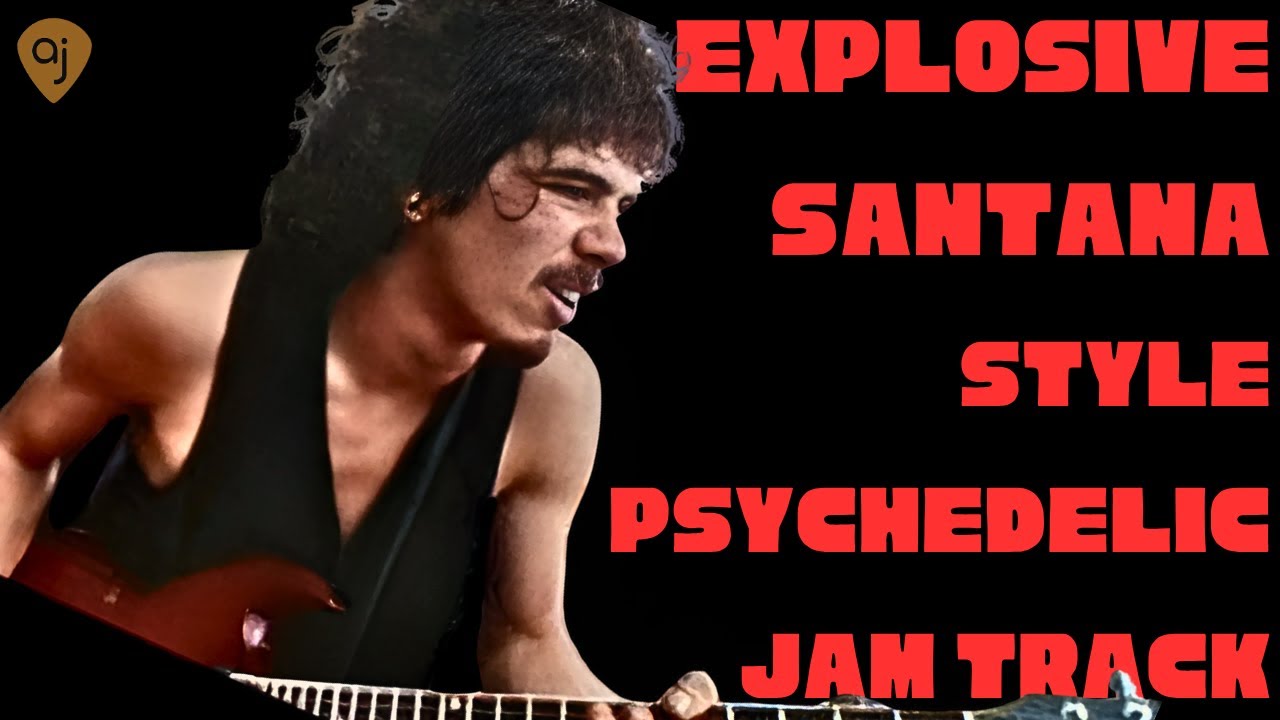 Latin Rock Jam Track in G Minor 🎸 (Live Recording)