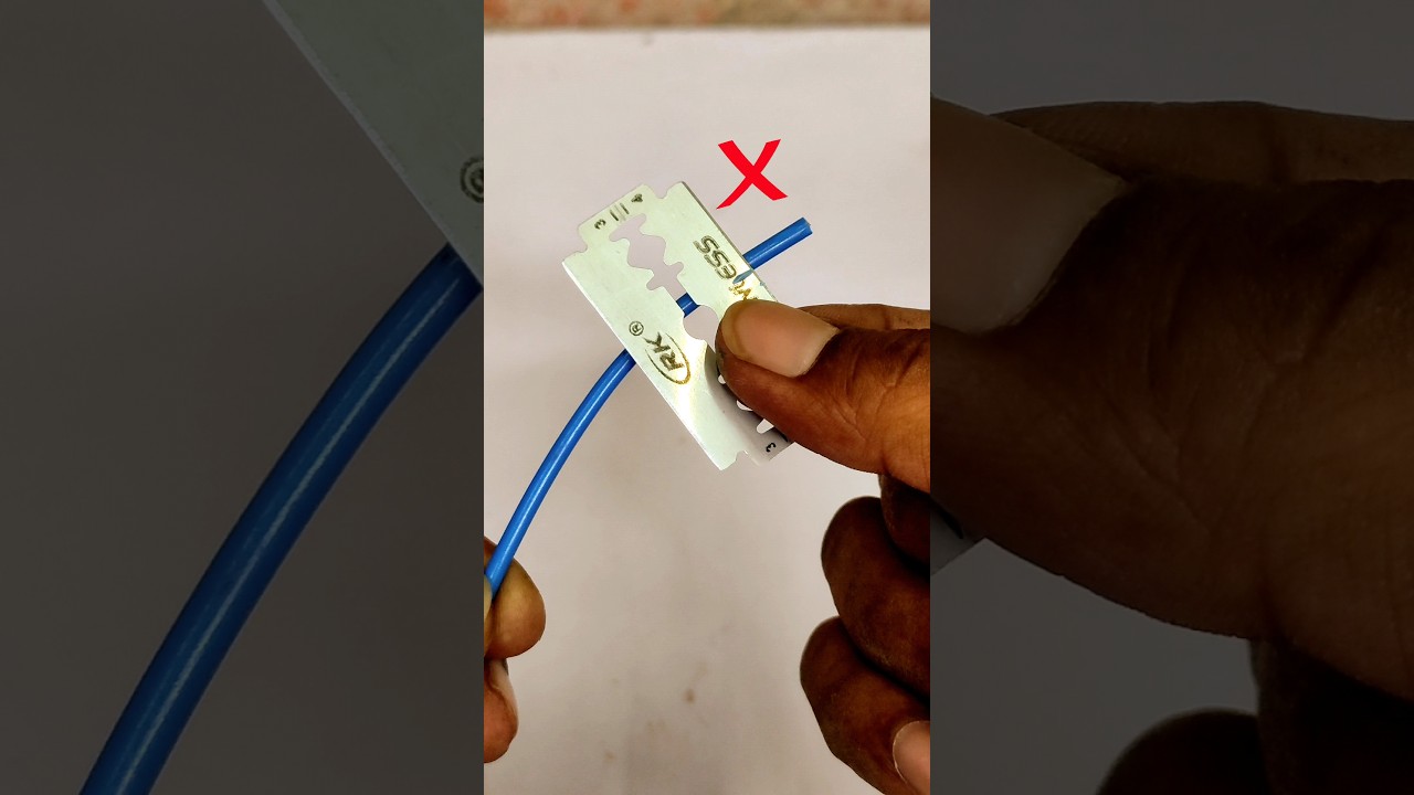 Ingenious Copper Wire Stripping Hack ⚡ | Quick & Easy DIY Tip #shorts