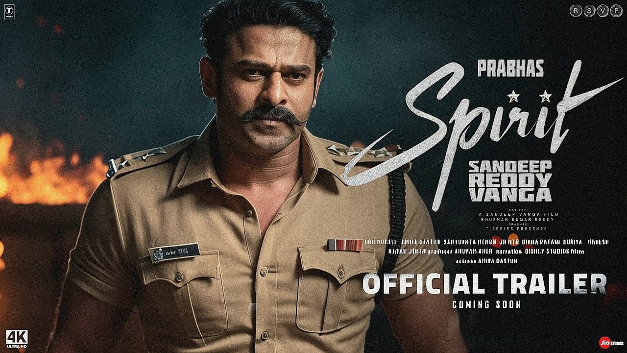 Spirit - Official Trailer | Prabhas | Don Lee | Sandeep Reddy Vanga | Prabhas Movie Trailer | 2025