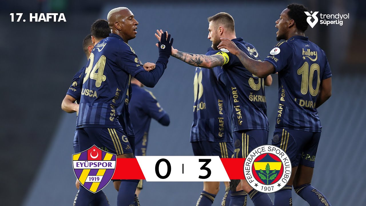 Fenerbahçe 3-0 Eyüpspor | Süper Lig Highlights 2025/26 ⚽