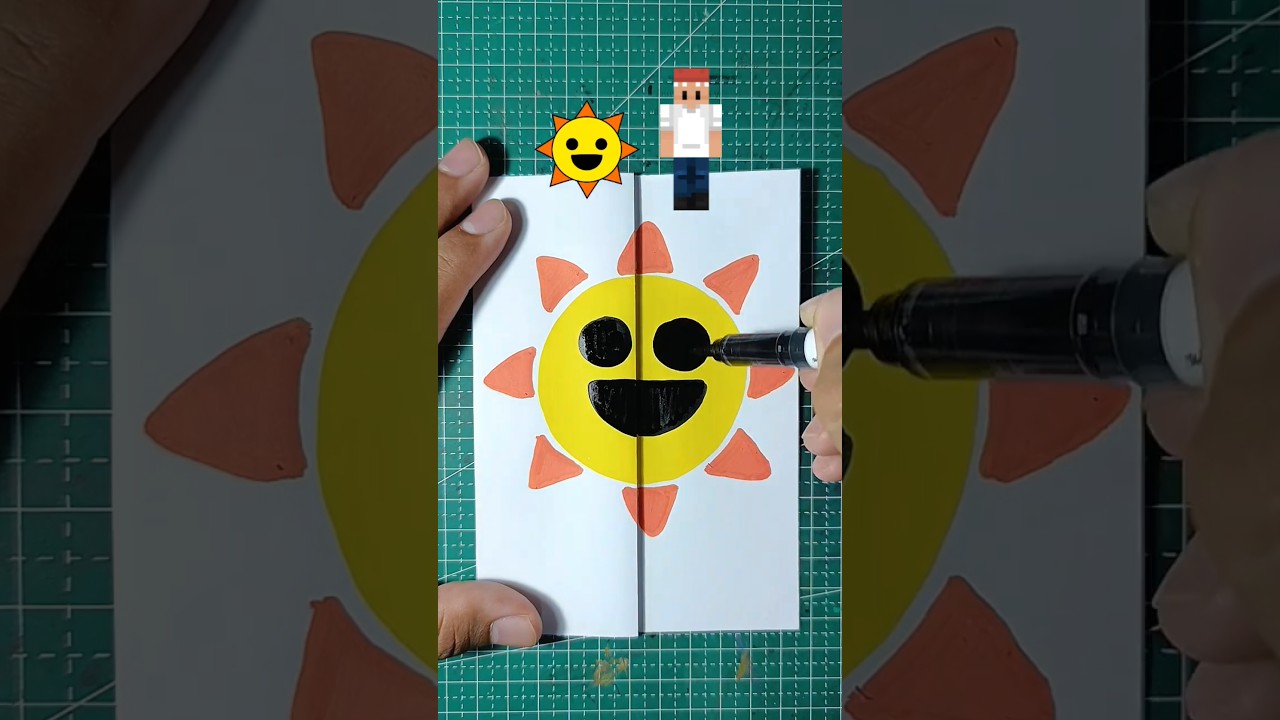 Drawing Mr. Sun (Sprunki) & Dinokid in Roblox π