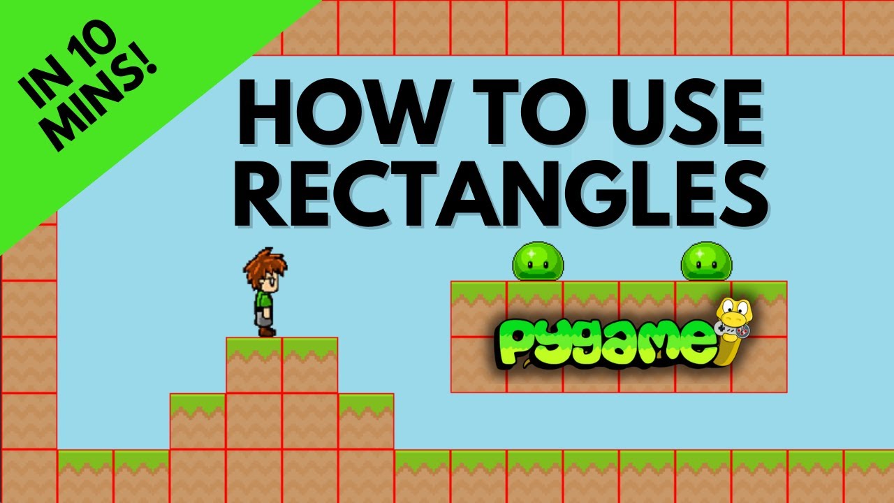 Creating and Moving Rectangles in Pygame - Beginner Tutorial