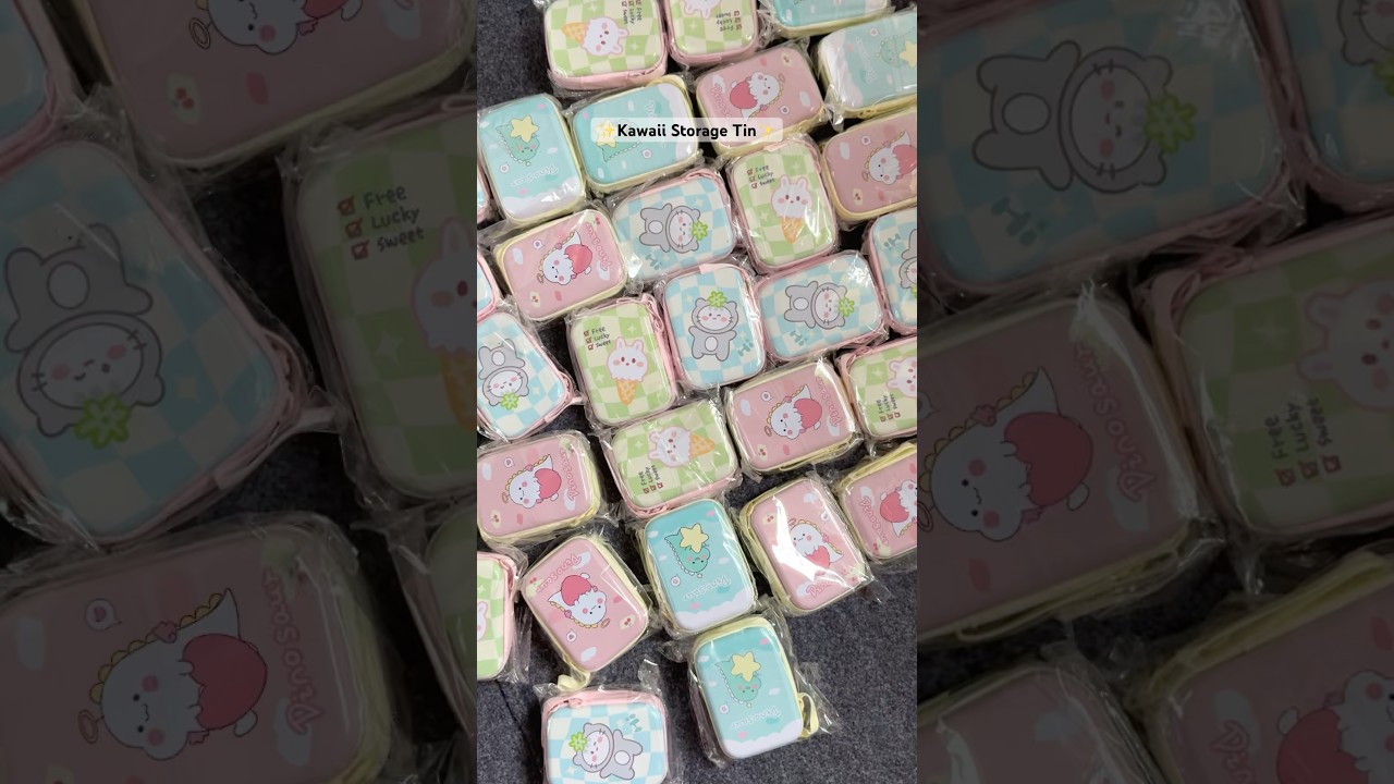 Adorable Mini Storage Tin 🌸 Perfect for Organizing & Decor!