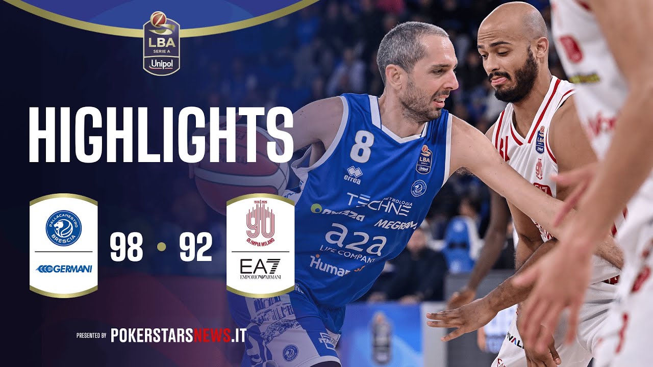 Germani Brescia vs EA7 Emporio Armani Milano | Serie A Unipol 2025/26 Highlights ๐