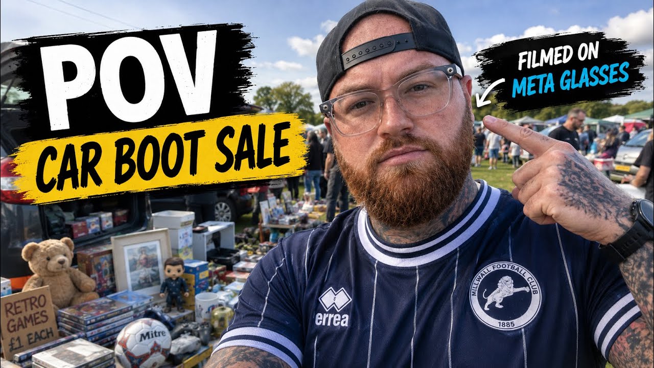 POV Car Boot Sale Hunting With Meta Glasses