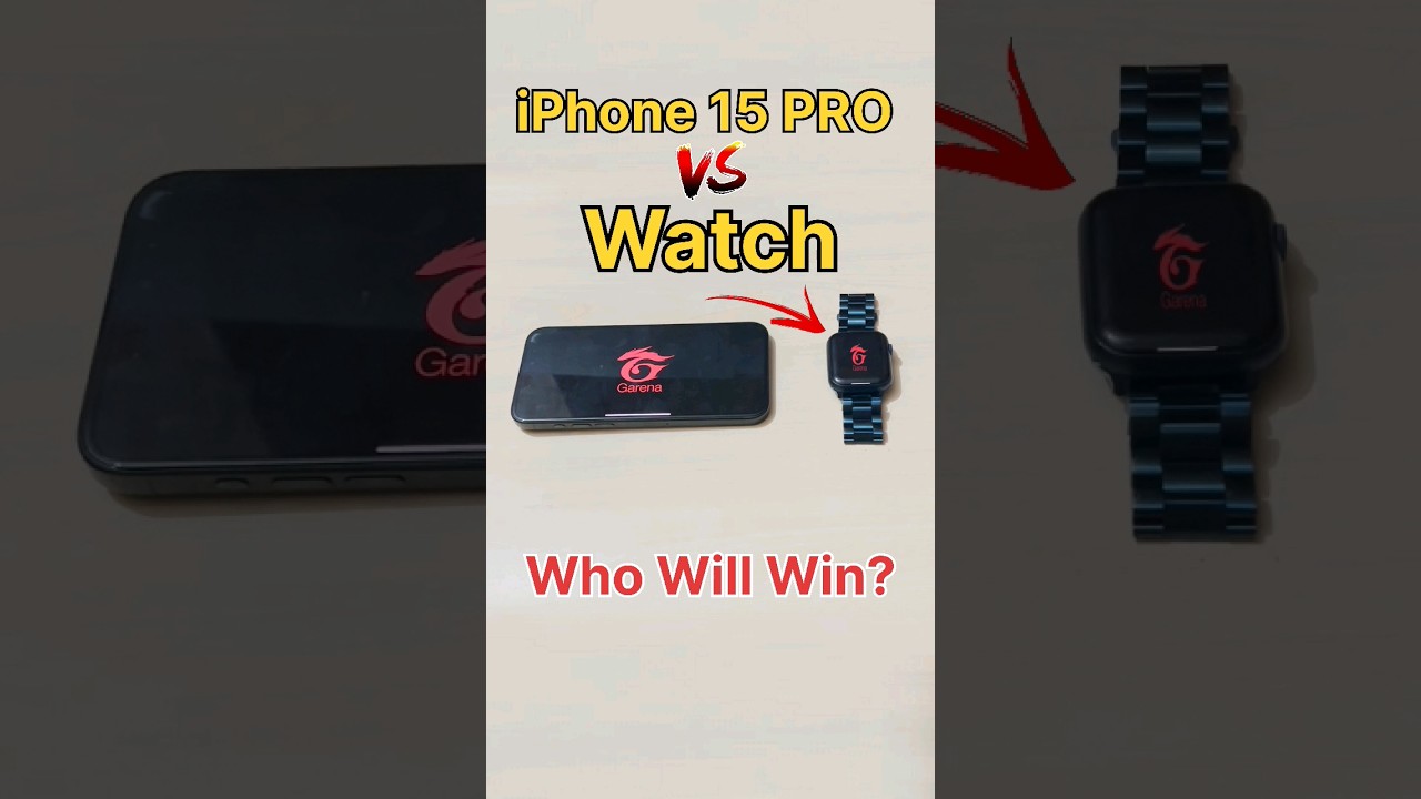 iPhone 15 Pro Max vs. Smartwatch in Free Fire Test 🔥 | Ultimate Device Comparison