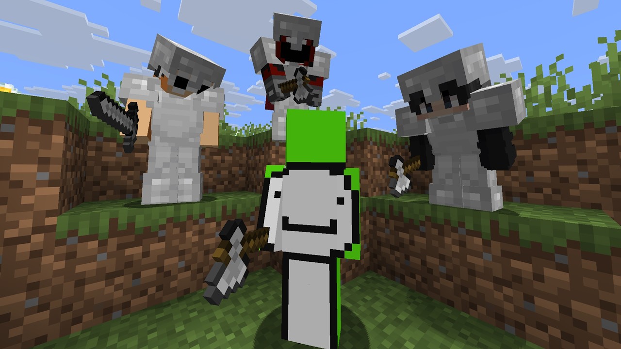 Minecraft Speedrunner vs 3 Hunters Revival 🏃‍♂️