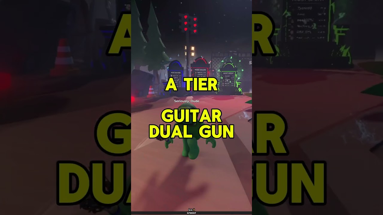 Top Weapons for Hunty Zombies Roblox ⚔️