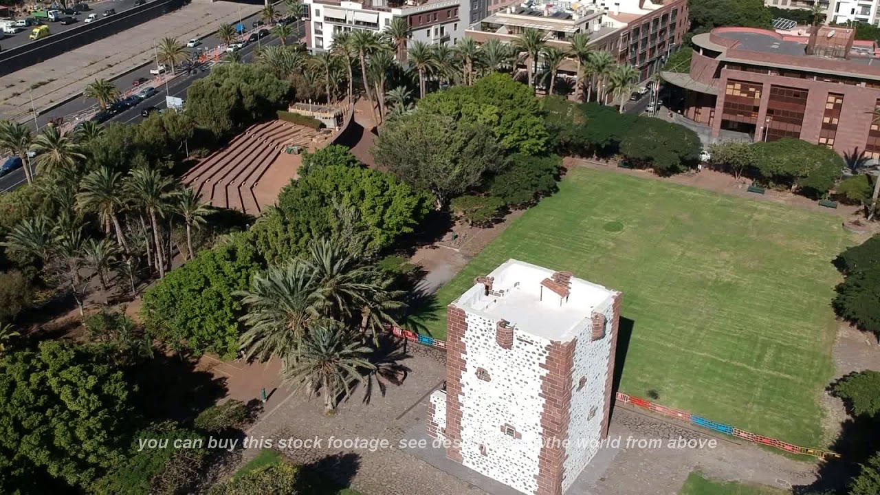 Drone Footage of Torre del Conde, La Gomera