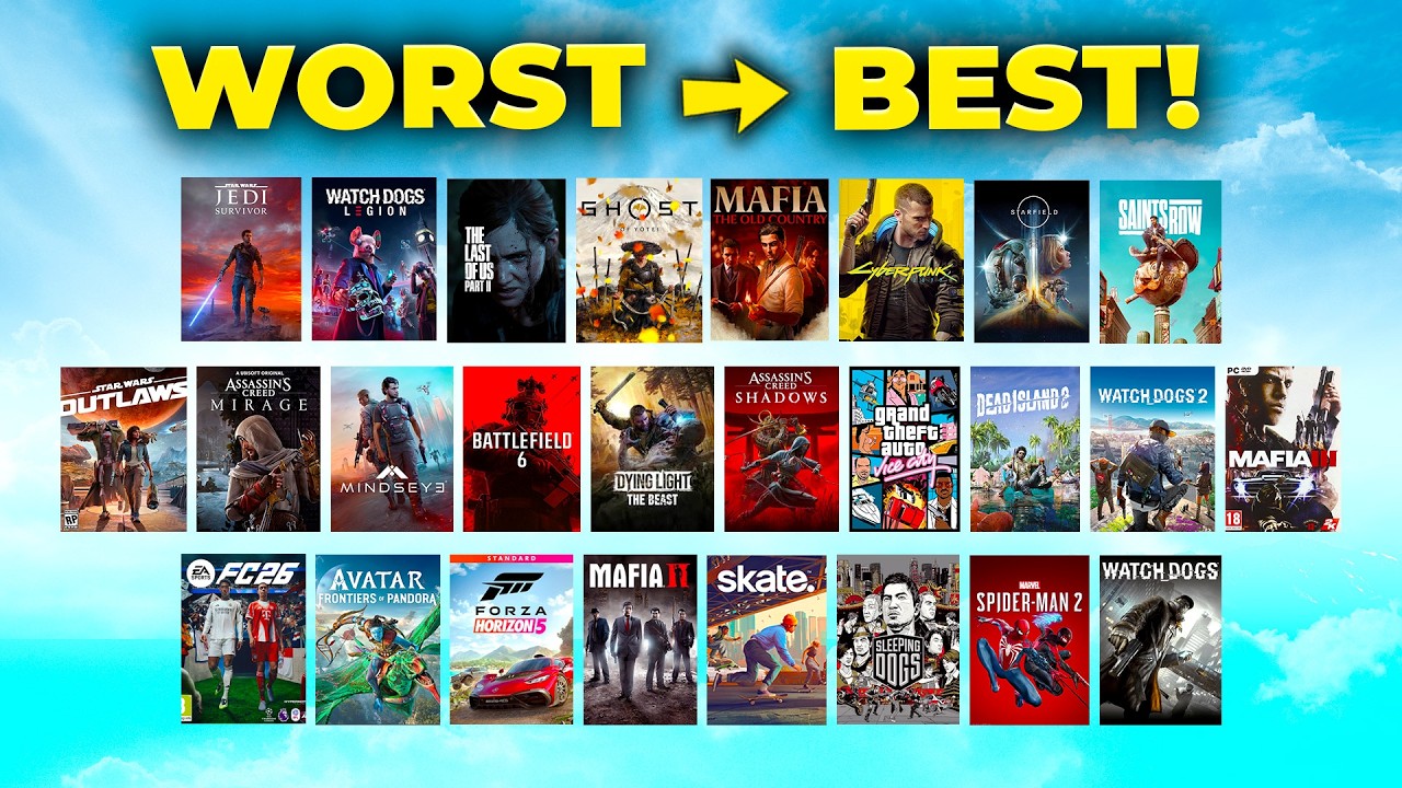 My 2025 Game Rankings 🎮