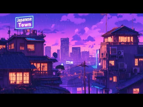 Soft Rain & Warm Lights 🏮 Chill Lofi Beats to Relax & Study • Live Stream by The Japanese Town