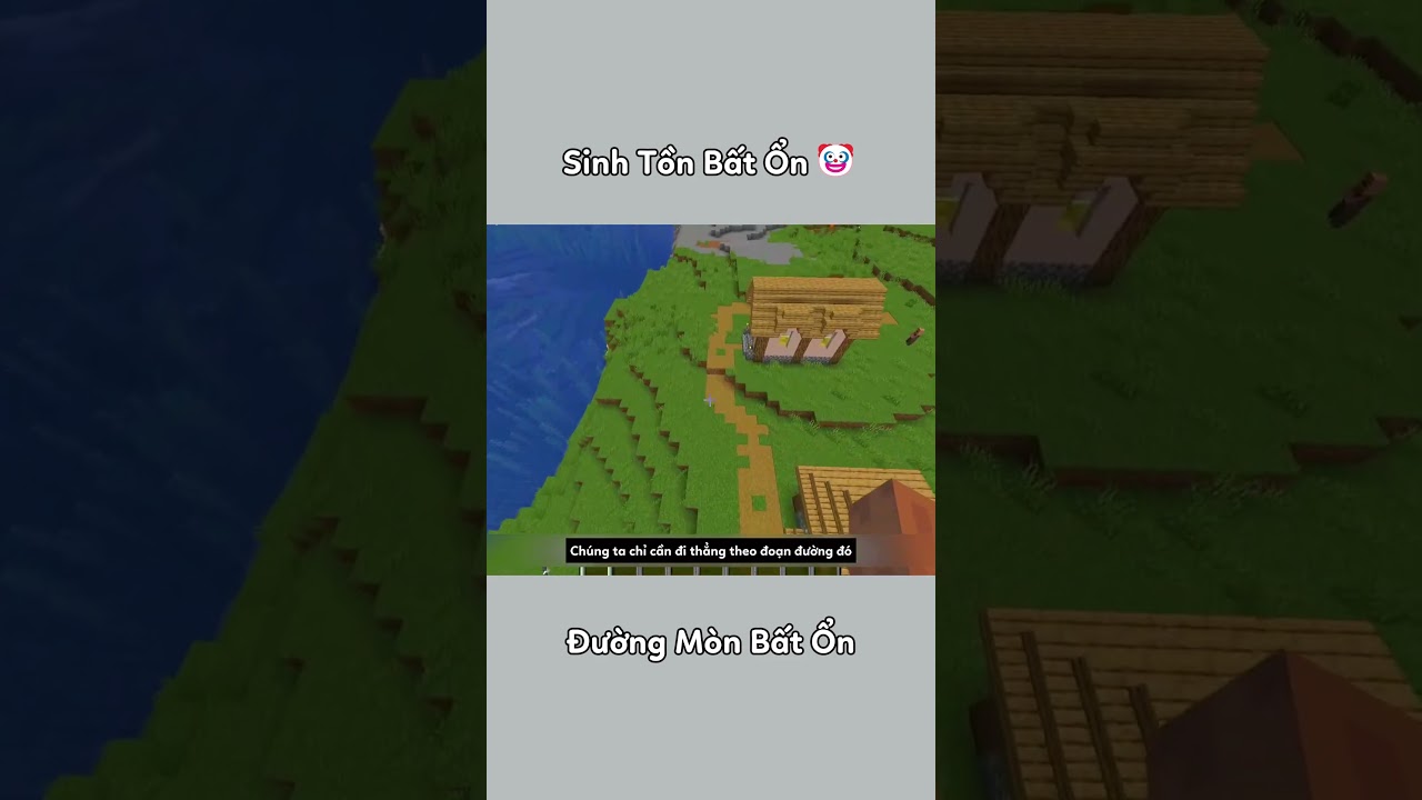 Sinh Tồn Bất Ổn 🤡 | Tập 1779: Đường Mòn Rủi Ro Trong Minecraft #shorts