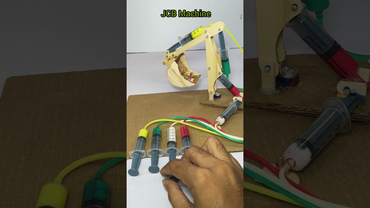 Homemade JCB Machine Demonstration