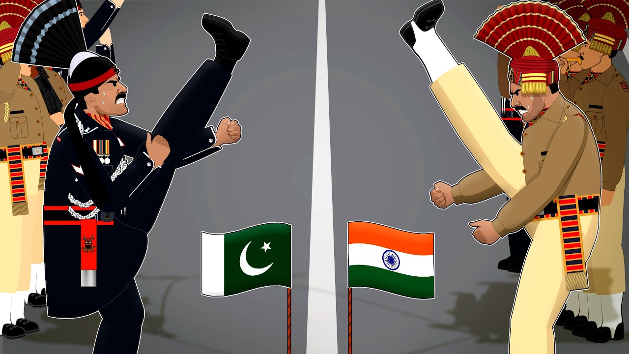 India-Pakistan Wagah Border Ceremony 🇮🇳🇵🇰