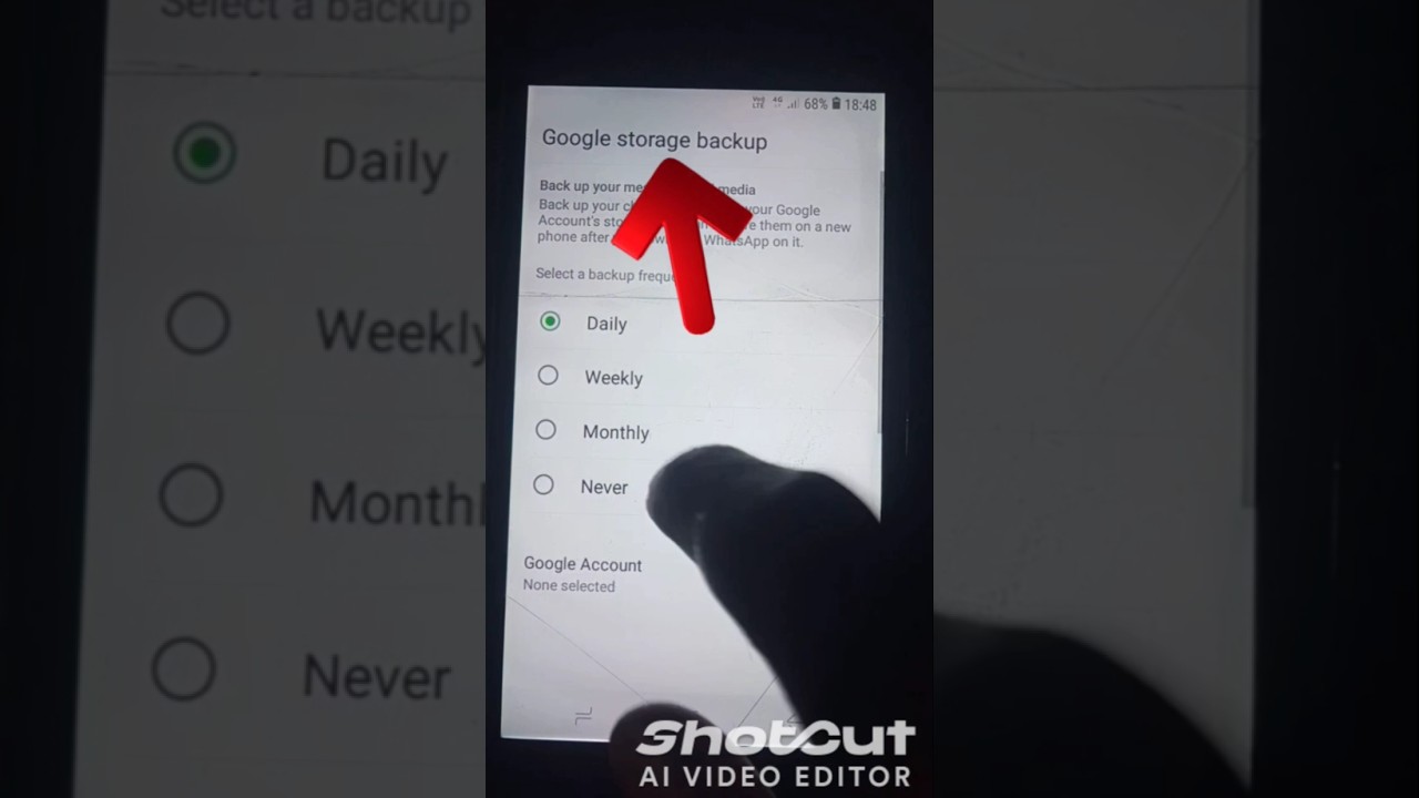 Google Storage Backup for WhatsApp 📦