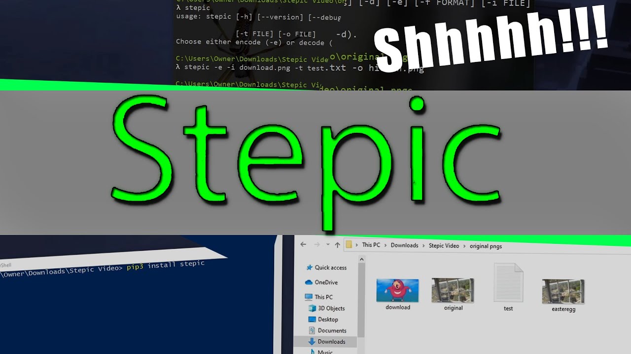 Mastering Image Steganography with Python3 & Stepic: Unique Data Hiding Techniques 🖼️