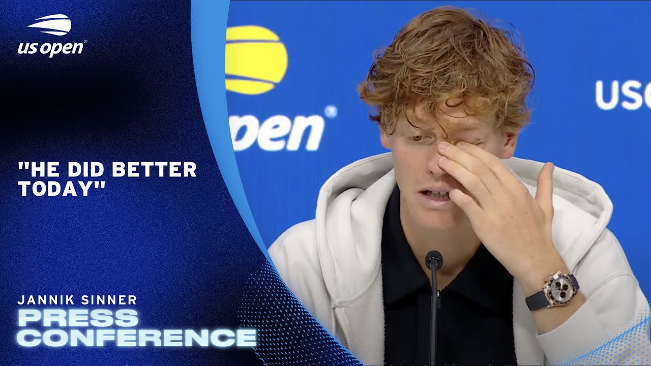 Jannik Sinner Reacts to US Open 2025 Final Loss 🏆