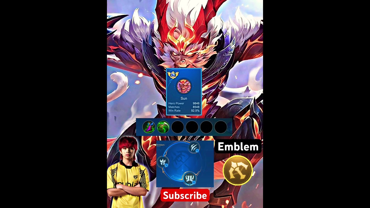 Sun Best Build for 2025 (Jungle Lane) | Mobile Legends: Bang Bang