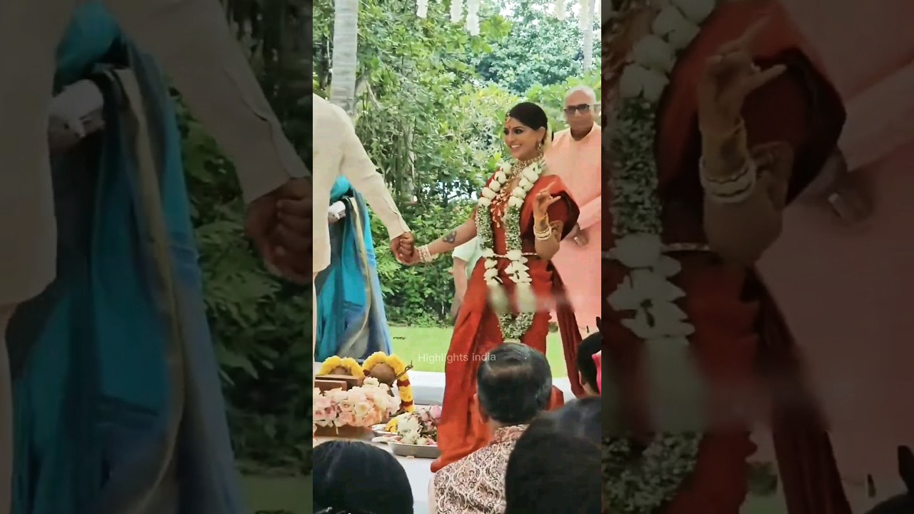 Joyful Wedding Celebration of Varalakshmi Sarathkumar & Nicholai Sachdev 🎉