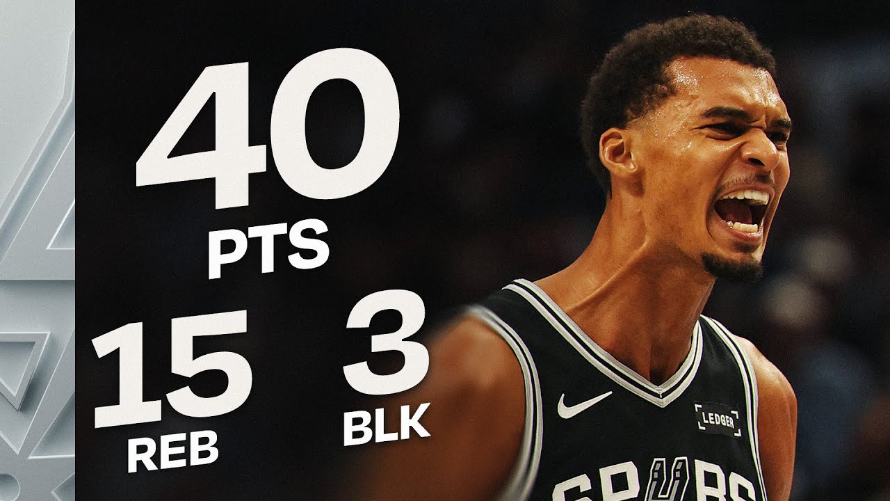 Victor Wembanyama Shines with 40 Points in Season Opener π