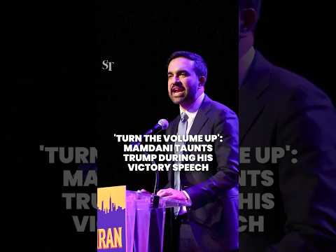 Zohran Mamdani taunts Trump in NYC mayoral victory speech