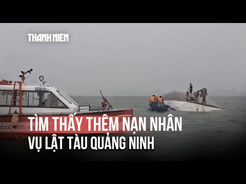 Tìm thấy thêm một thi thể nạn nhân vụ lật tàu trên vịnh Hạ Long