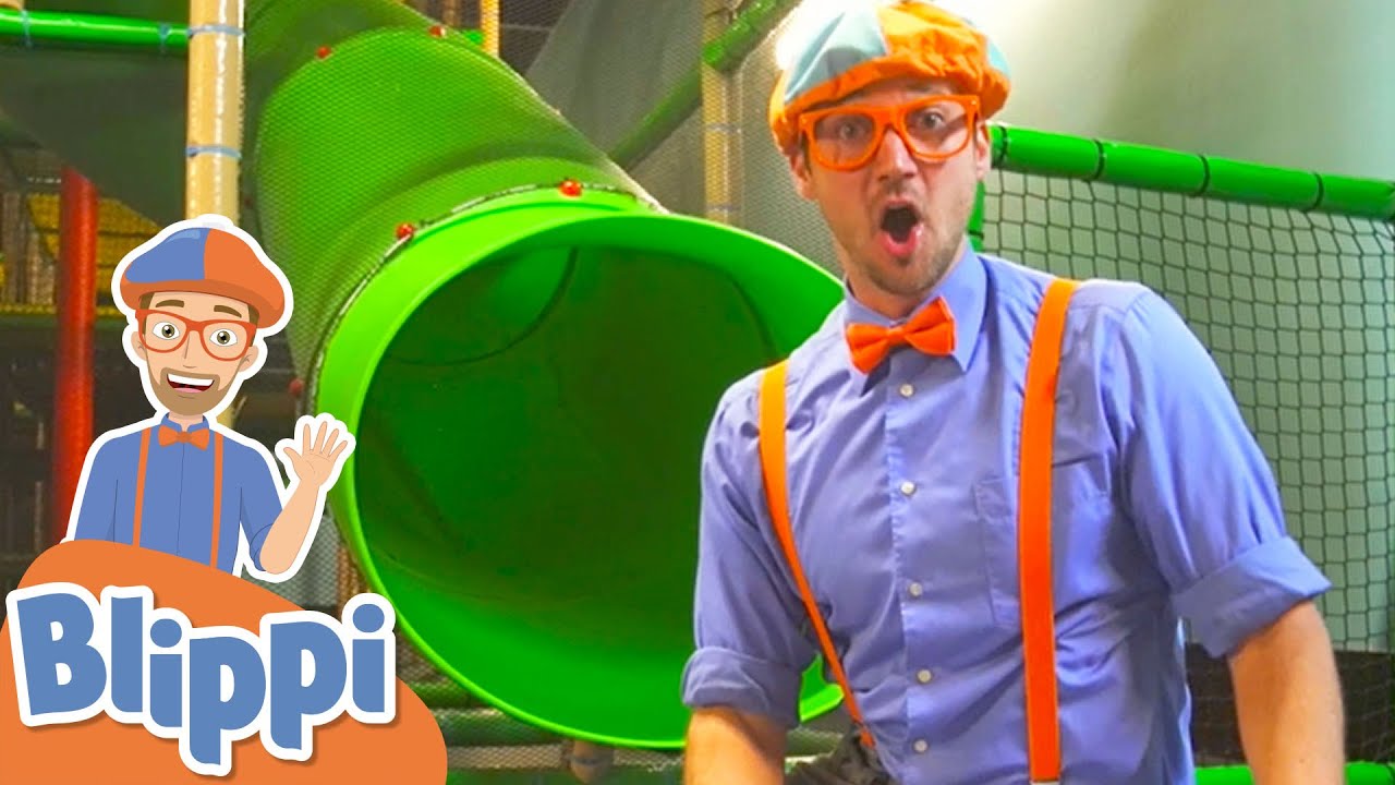 Blippi Teaches Colors & Movements at Kids Club 🧸