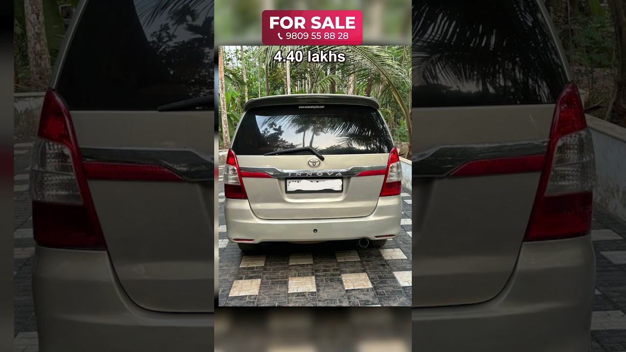Affordable 2008 Toyota Innova for Sale in Malappuram – Only ₹4.40 Lakhs 🚗