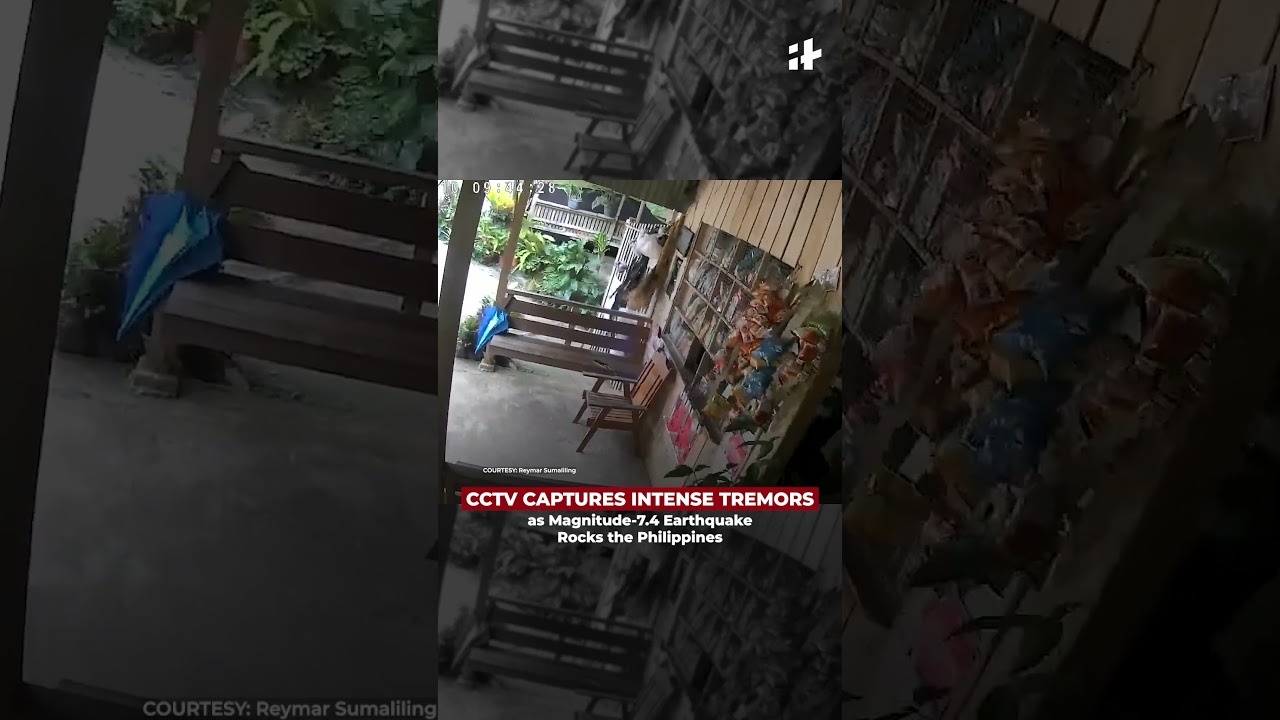 Shocking CCTV Footage of 7.4 Magnitude Earthquake in the Philippines π