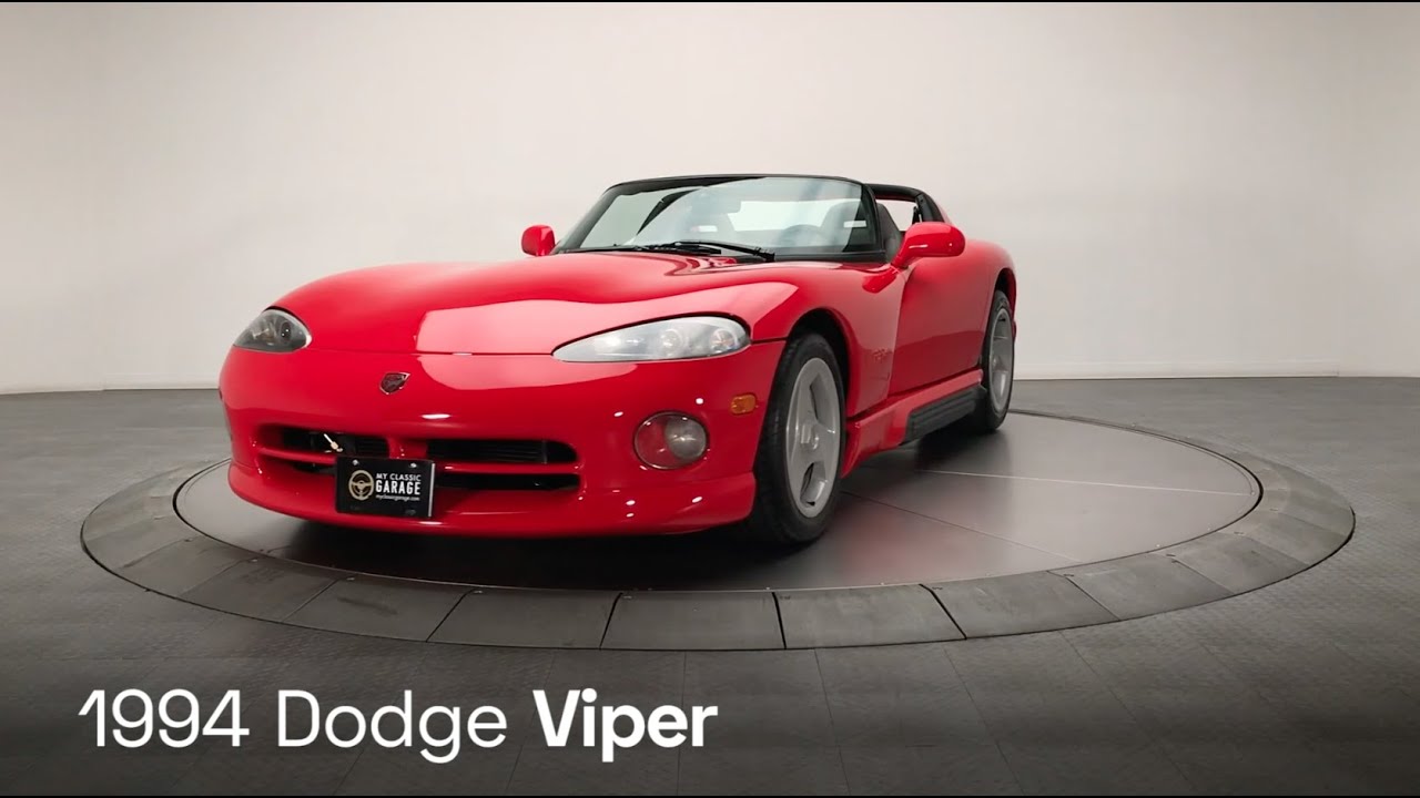 1994 Dodge Viper Overview ποΈ