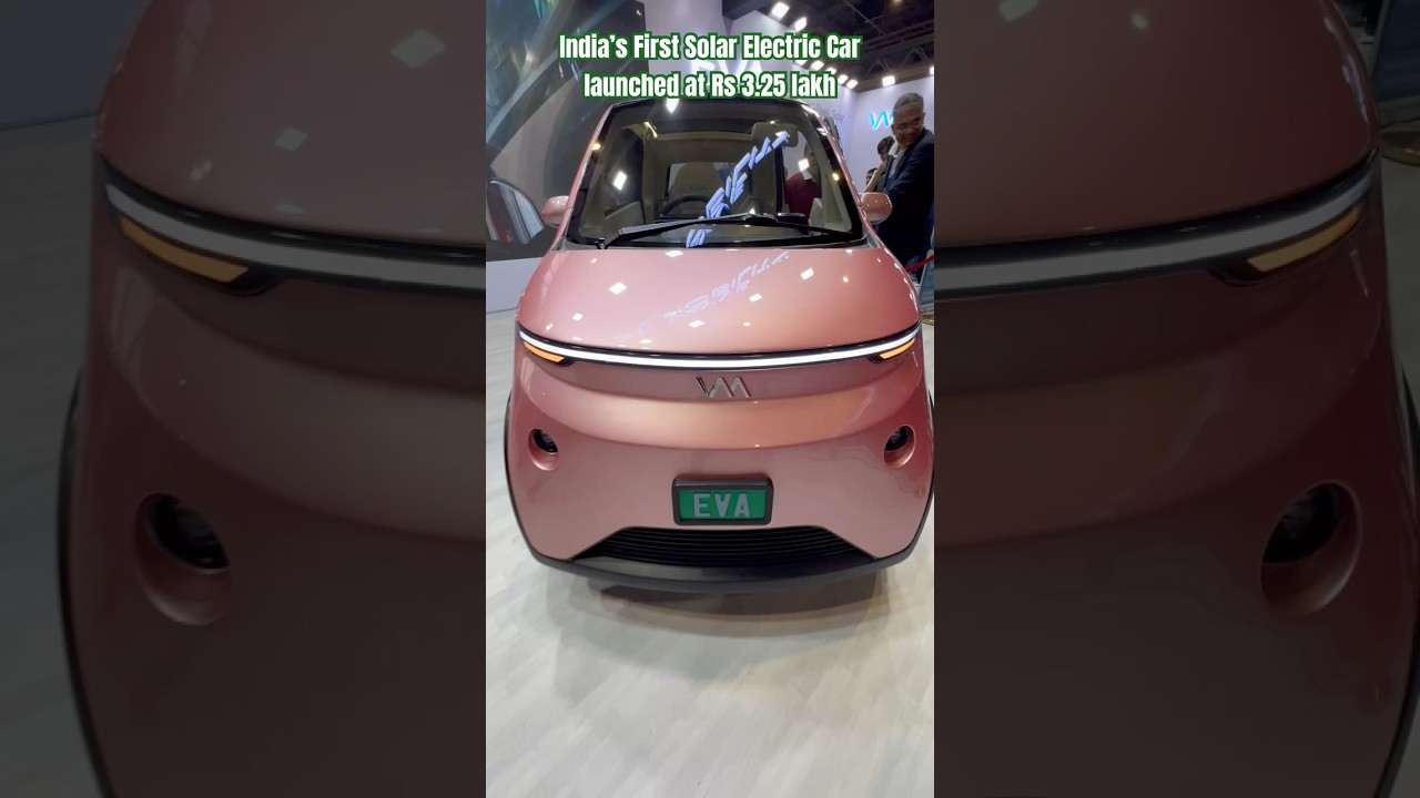 India’s First Solar Electric Car at ₹3.25 Lakh 🚗