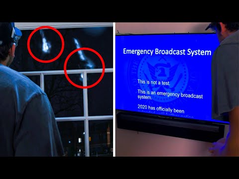 We Saw This Outside Our Window After Emergency Broadcast...