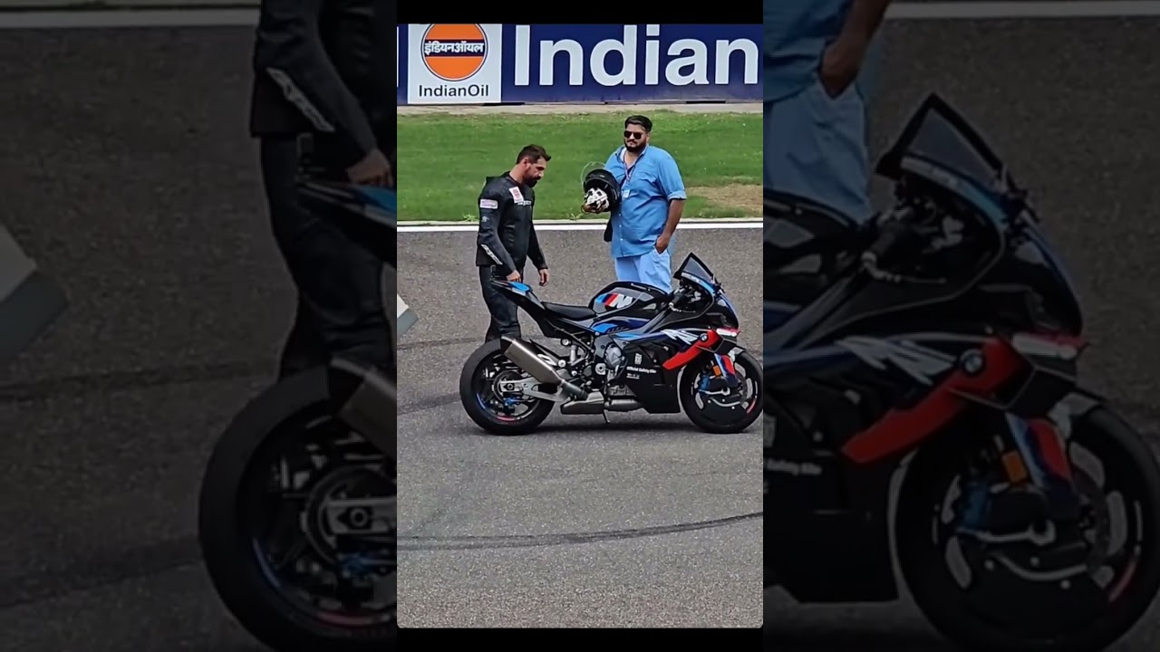 John Abraham Thrills Fans Riding the BMW M 1000 RR 🏍️ | MotoGP Action