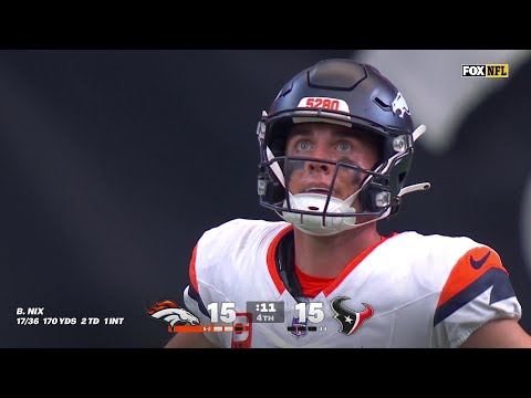 Down to the Wire! Broncos' final drive vs. Texans | Week 9