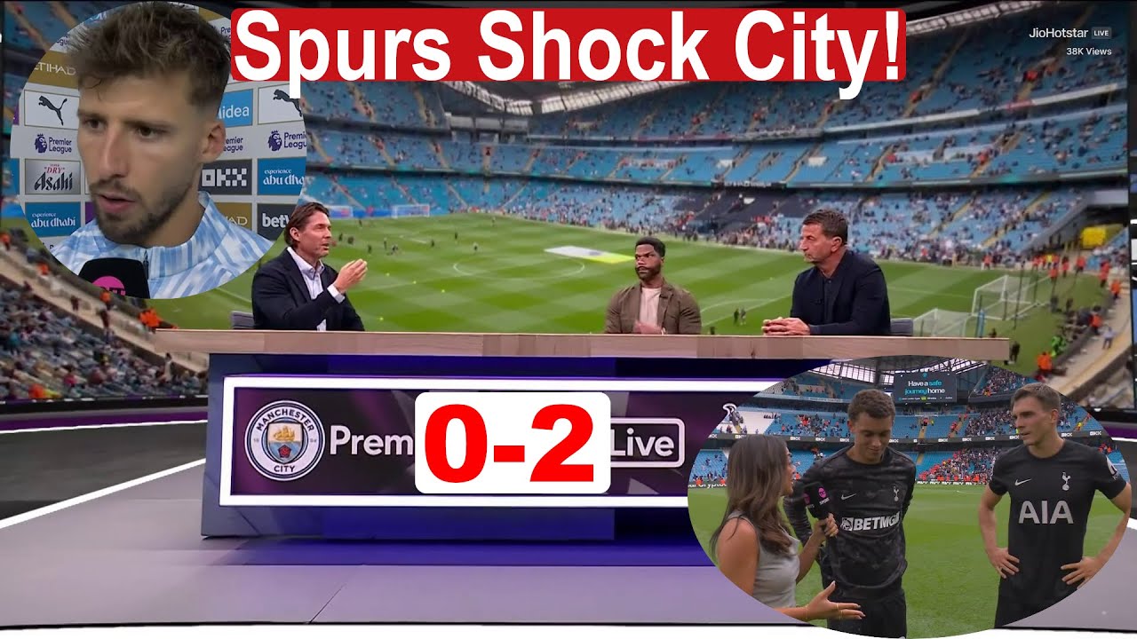 Tottenham Shocks Man City with 2-0 Victory! Palhinha & Johnson Shine ✨