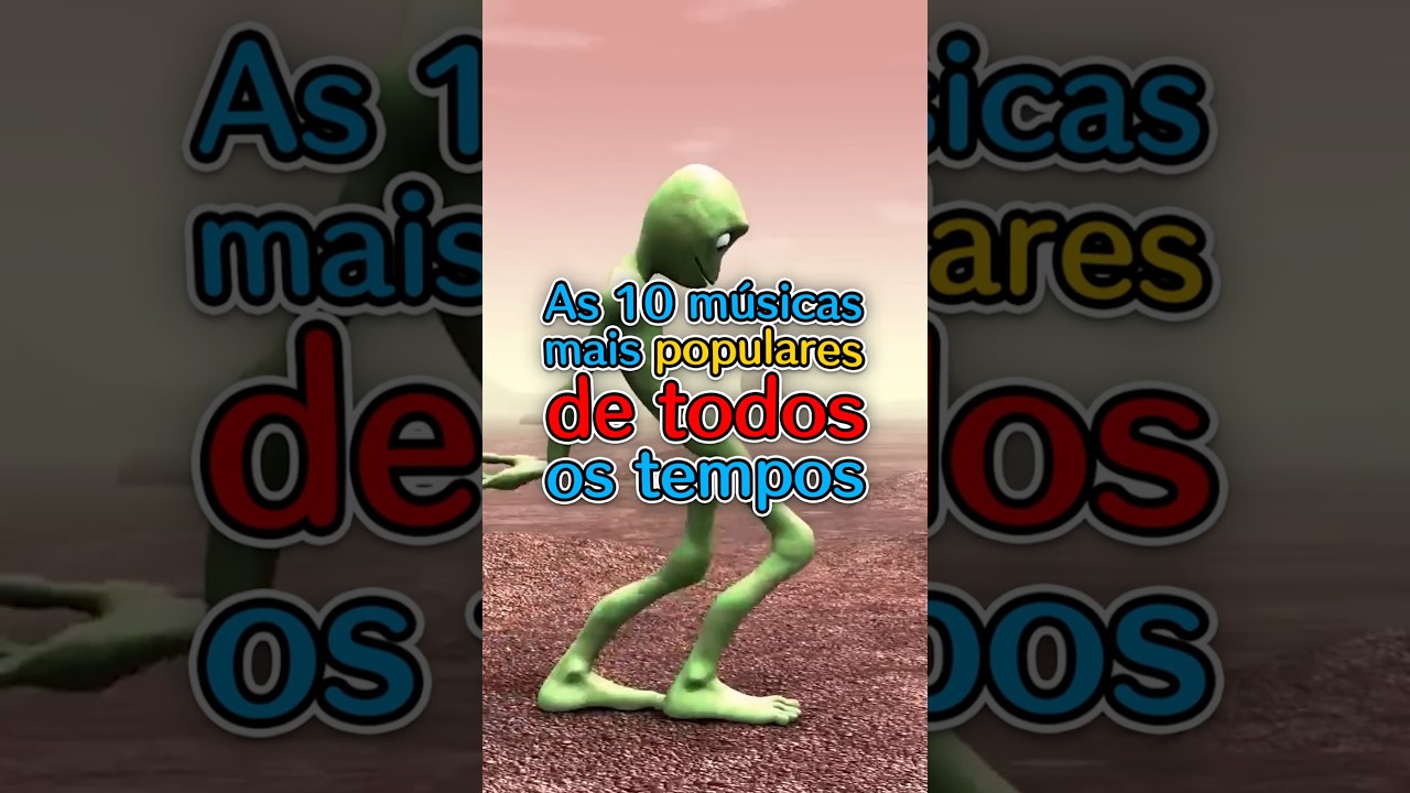 As 10 músicas mais populares de todos os tempos #shorts #musica