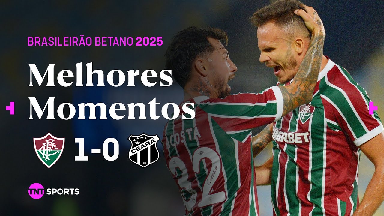 Renê Marca Gol de Falta Impressionante e Leva Fluminense à Vitória contra Ceará ⚽ | Melhores Momentos do Brasileirão Betano
