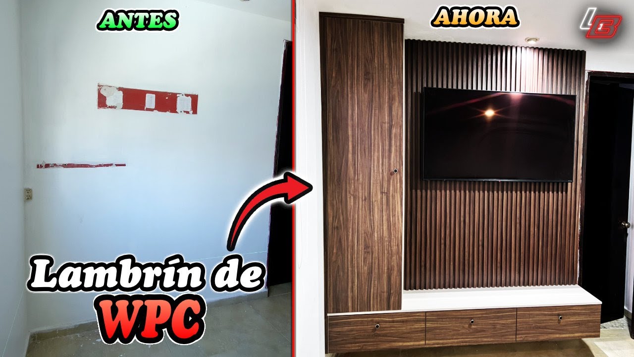 Guía para instalar LAMBRÍN de WPC 🪵