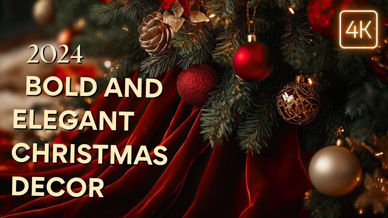 Elegant & Bold Christmas Decor Ideas 2024 🎄