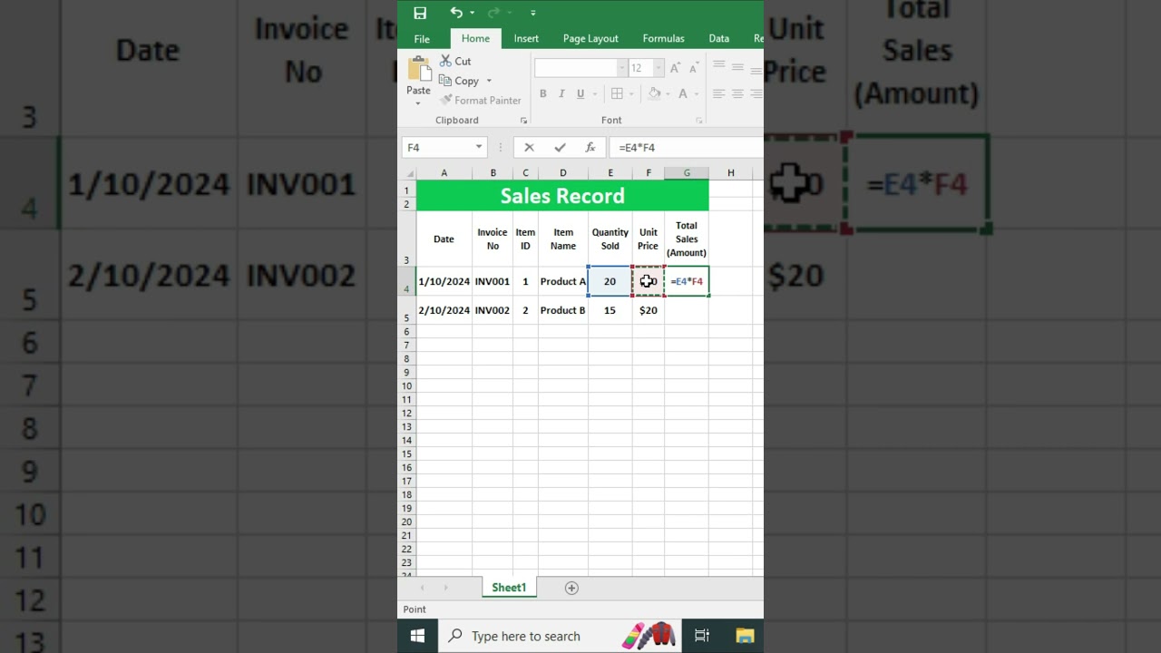 Master Your Sales Tracking: Easy Step-by-Step Guide to Creating a Sales Record in Excel ๐