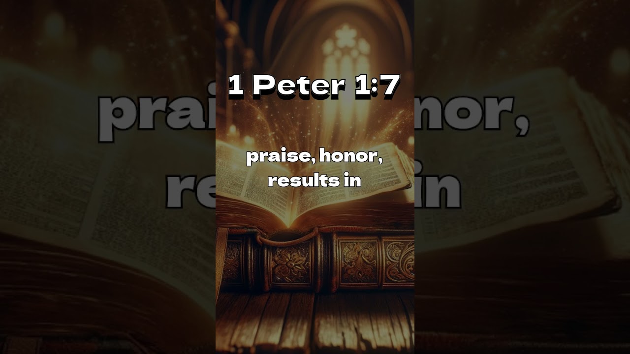 1 Peter 1:7 - How Trials Strengthen Faith ✝️