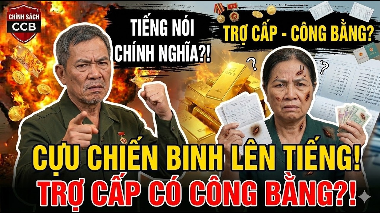 Cựu Chiến Binh LÊN TIẾNG: Trợ cấp hiện nay có THỰC SỰ CÔNG BẰNG? #tintuc #cuuchienbinh