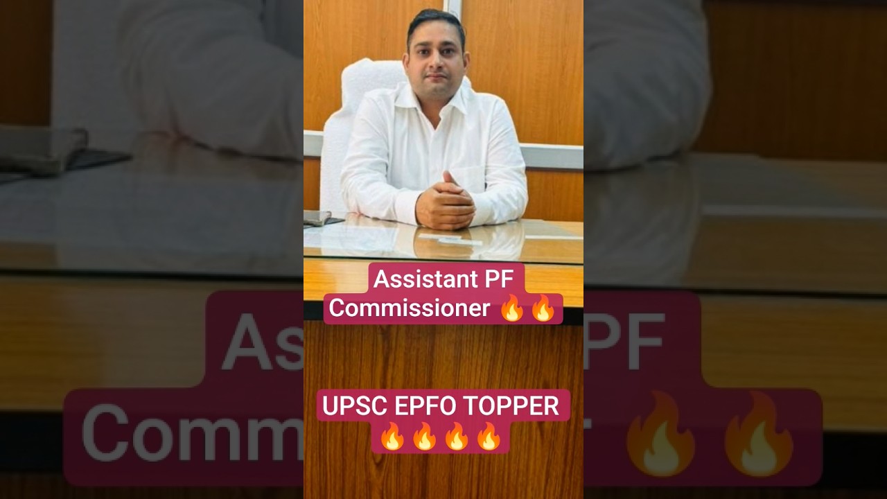 UPSC EPFO APFC Topper Call | Vyasa IAS 🔥